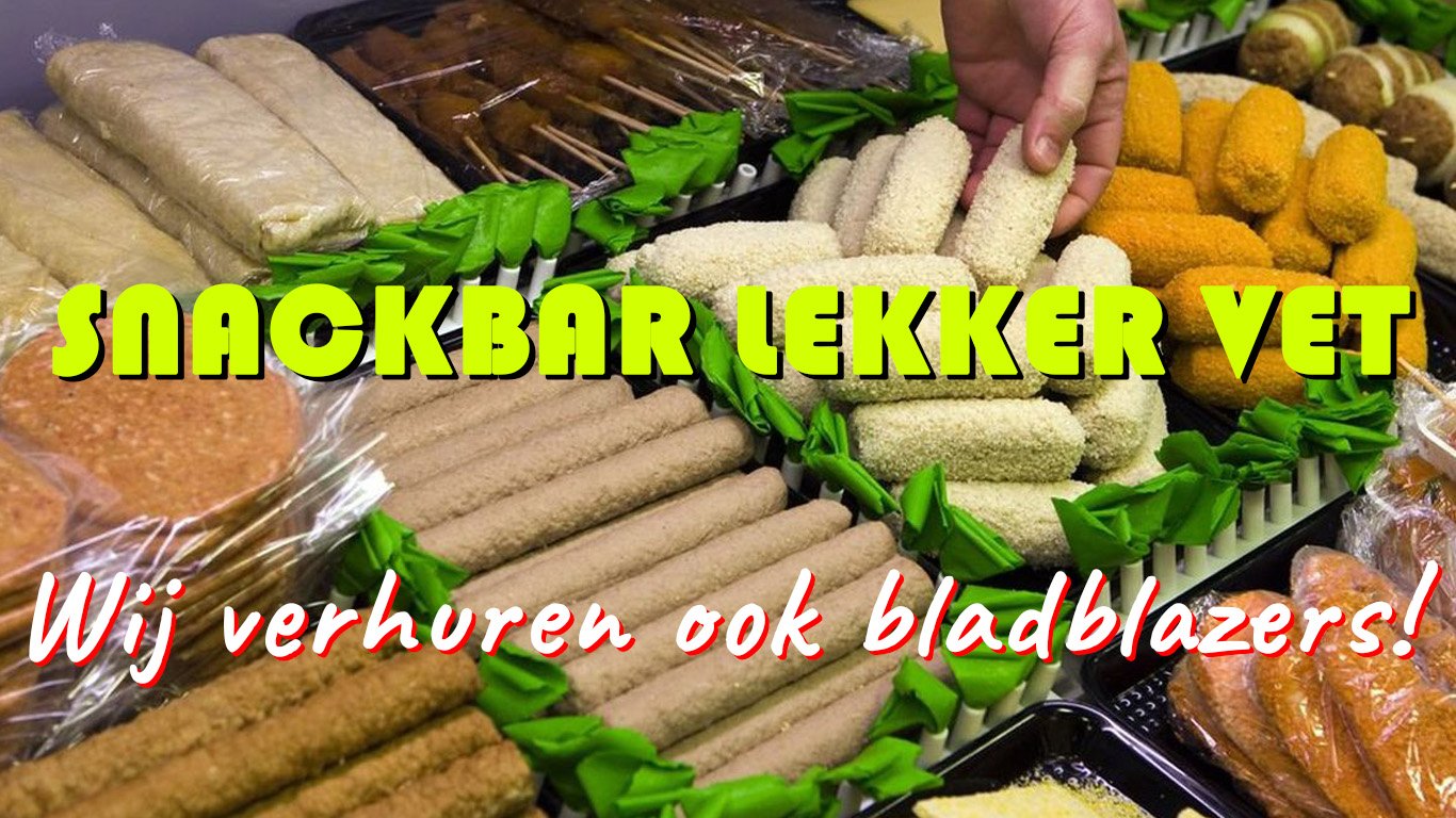 Advertentie Bladblazers Snackbar